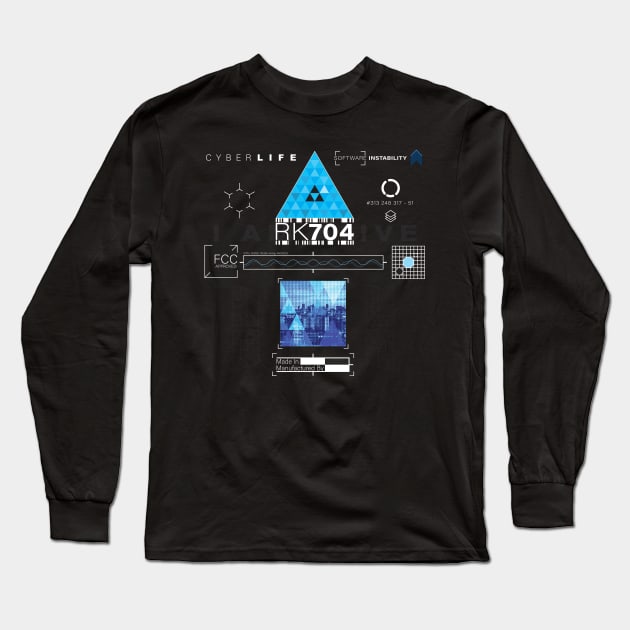 Android: Detroit: Become Human Long Sleeve T-Shirt by aMemeMechanism